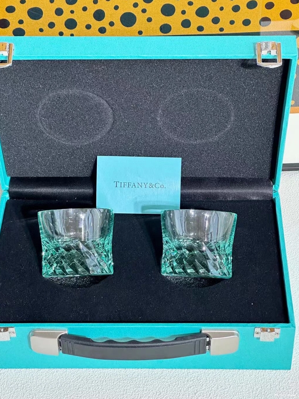 SET CUP GLASSWARE TIFFANY 0807